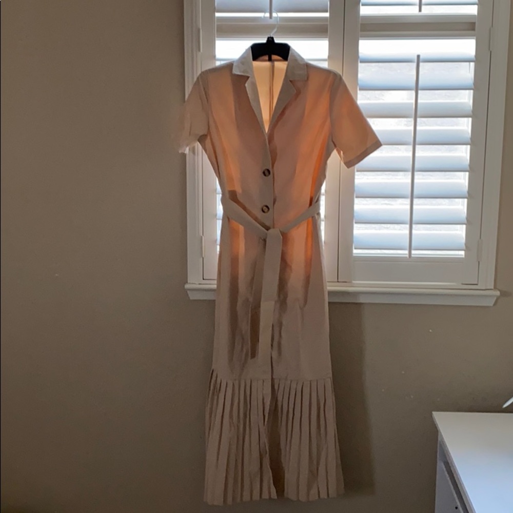 Shein Khaki Button dress.